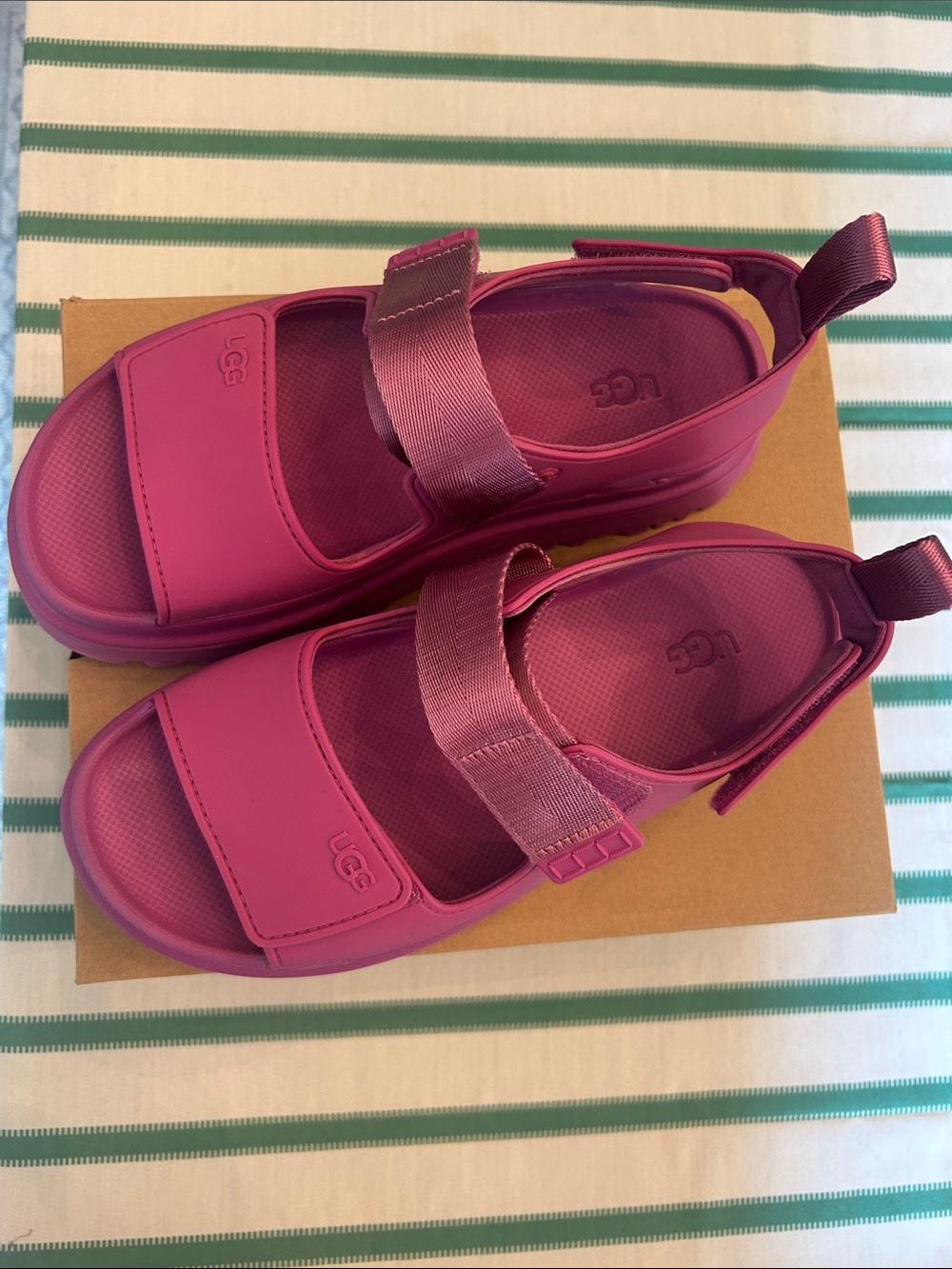 UGG Pink Platform Sandal - Picture 3 of 10
